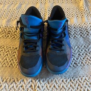 Nike Black and Blue Sneakers